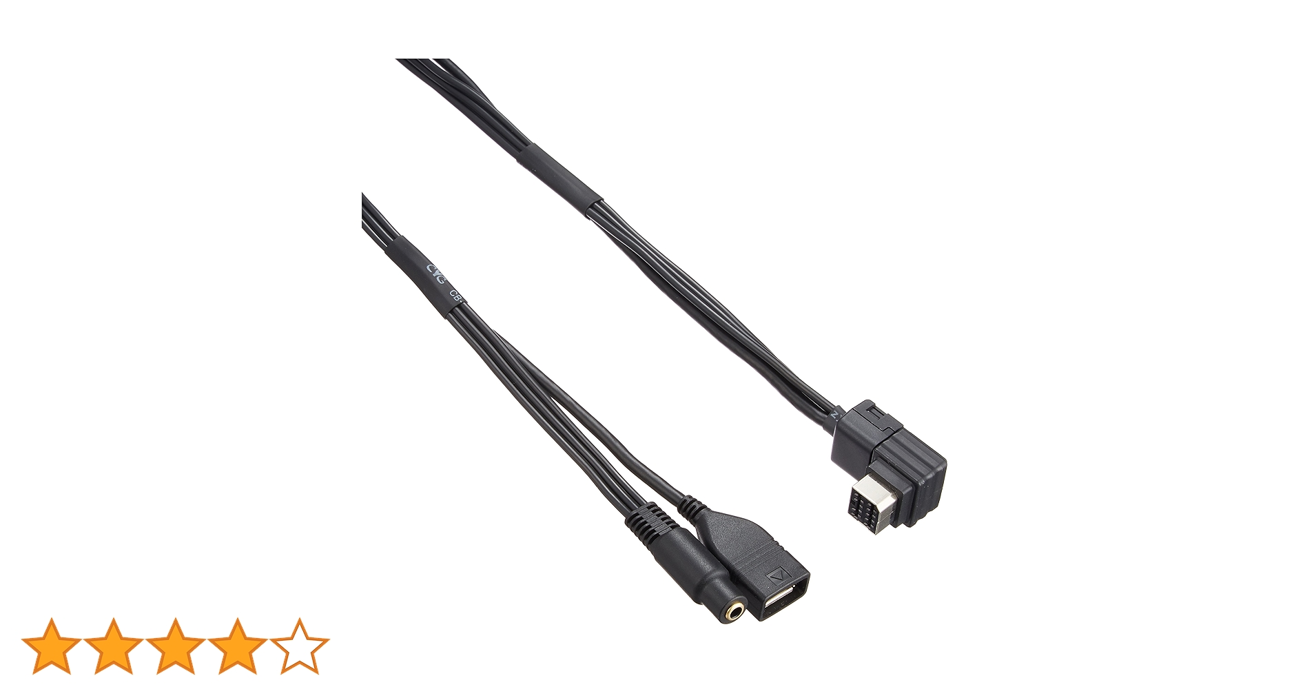 山田出品　パイオニア AUXケーブル ロンサムカーボーイ&カロッツェリア用 パイオニア ロンサムカーボーイ カロッツエリア AUX接続用